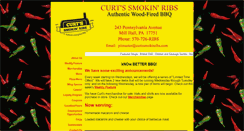 Desktop Screenshot of curtssmokinribs.com
